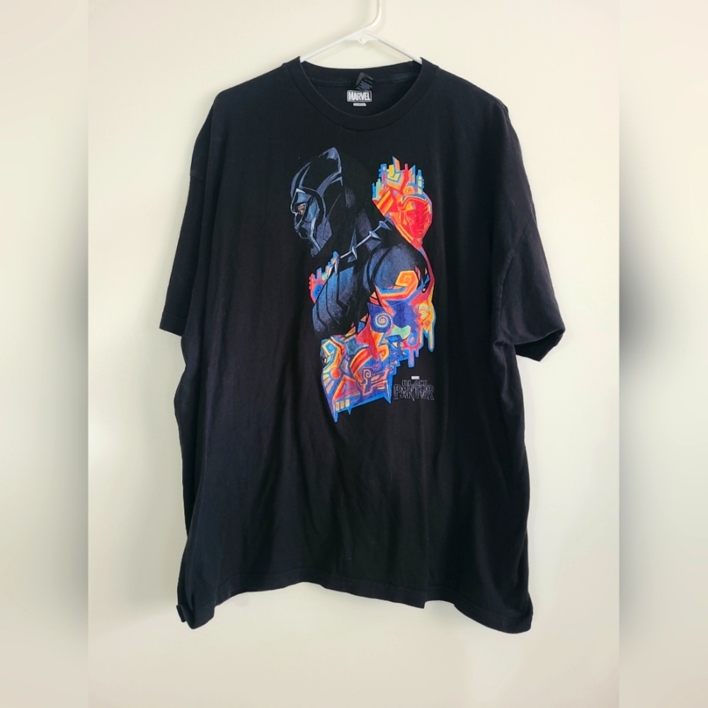 Marvel Avengers Black Panther Graphic Print T-Shirt Size XXXL